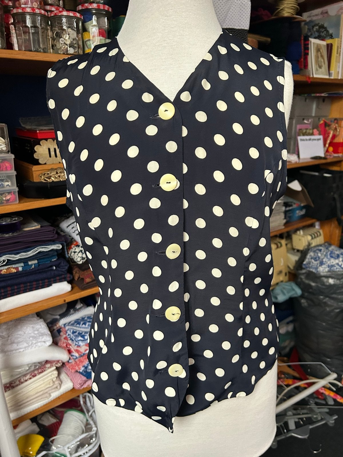 Boogie Zwart Crème Gestipt Topje/Vestje, Kleding | Dames, Zwart, Maat 46/48 (XL) of groter, Ophalen of Verzenden, Zonder mouw