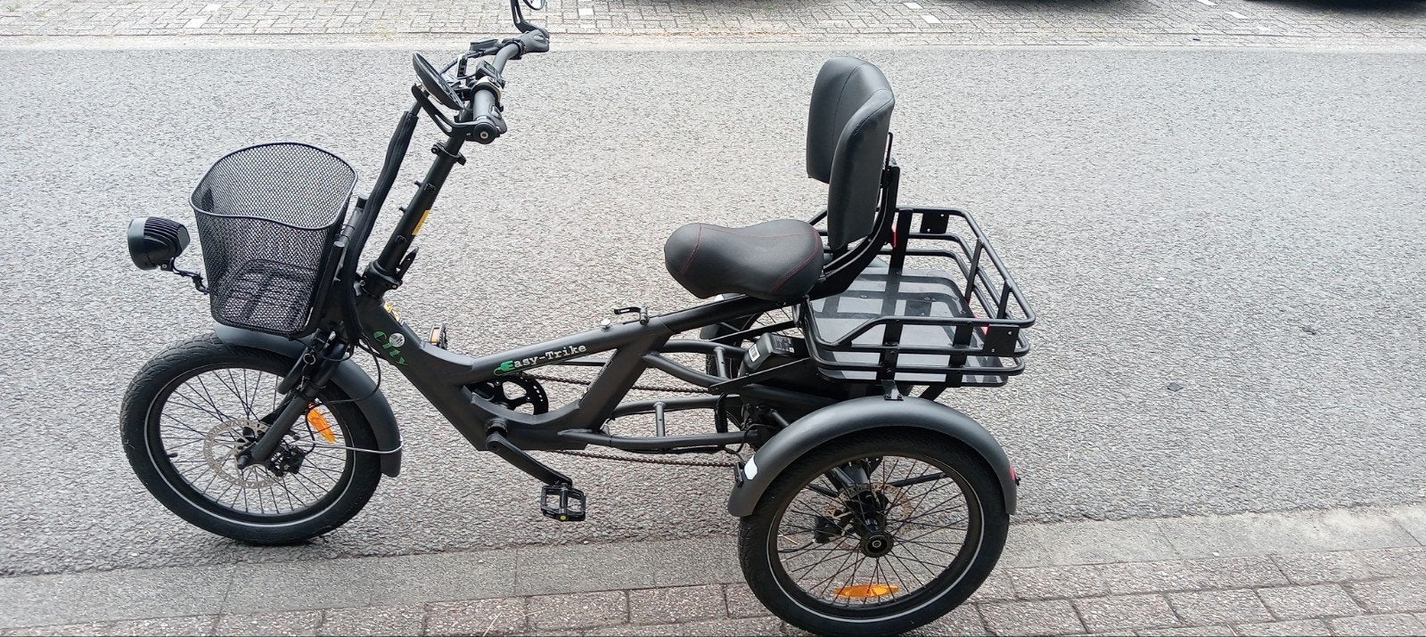 Electrische driewieler Easy Trike City 324 km mee gefiets!, Fietsen en Brommers, Ophalen, Zo goed als nieuw, Schijfrem, Easy Trike City