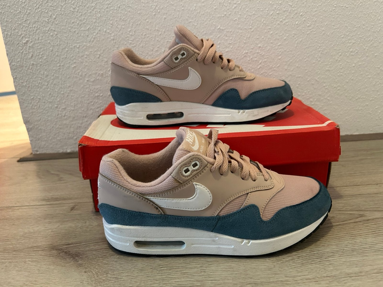 Nike air max 1 celestial teal maat 40z, Ophalen, Zo goed als nieuw, Overige kleuren