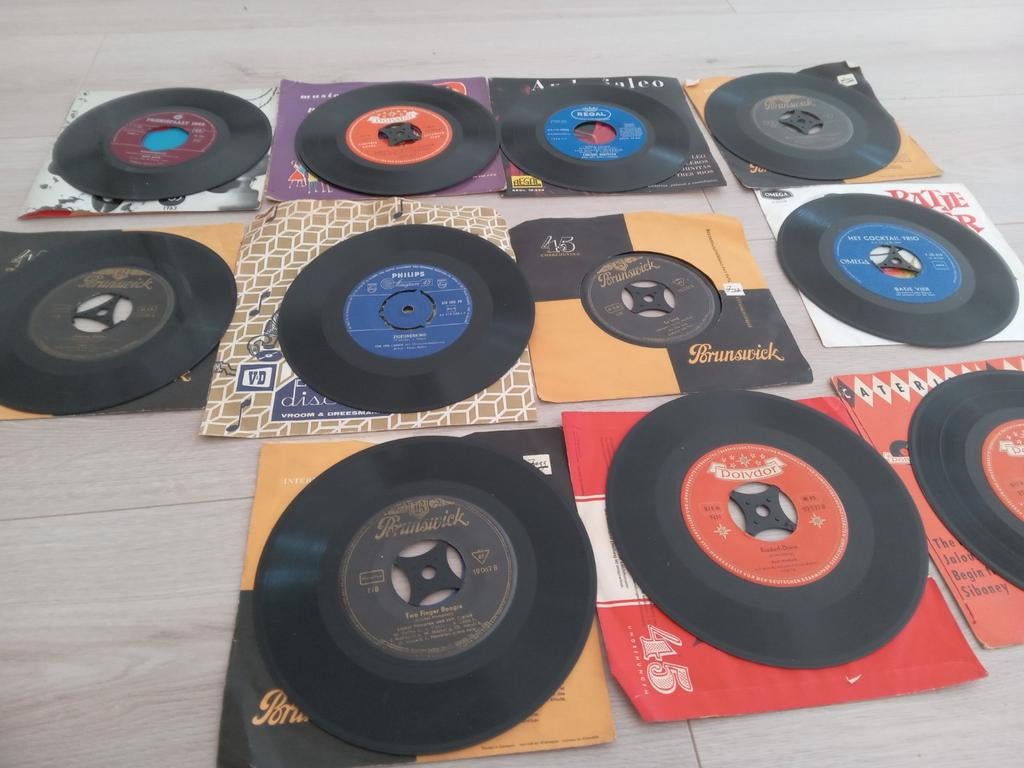 11 onbeschadigde 45 toeren singles - diverse genres, Klassiek, 7 inch, Single, Ophalen of Verzenden