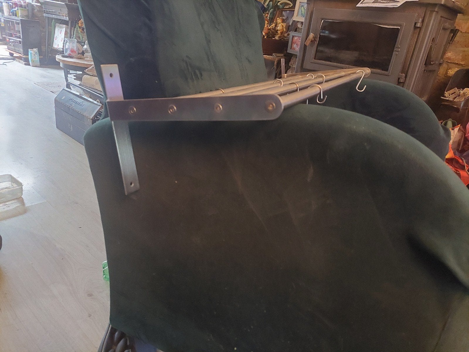 IKEA Grundtal Kapstok - RVS Wandkapstok met Haken, Gebruikt, Minder dan 100 cm, Metaal, Ophalen
