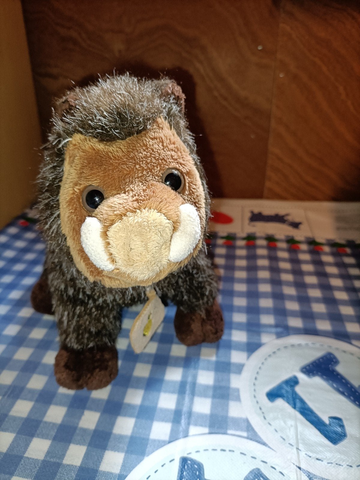 Wild zwijn knuffel Plush & company 22 cm groot, Ophalen of Verzenden, Zo goed als nieuw, Overige typen