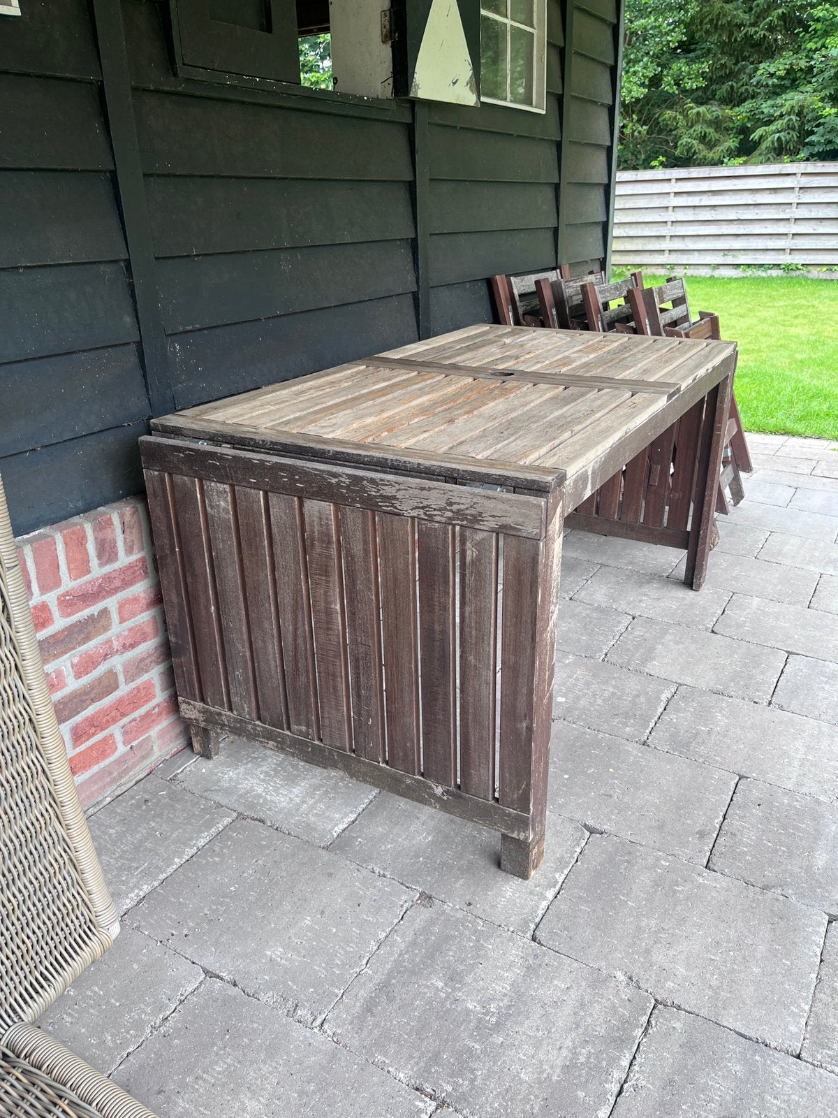 Tafel ikea, Tuin en Terras, Tuinmeubel-accessoires, Ophalen of Verzenden, Zo goed als nieuw