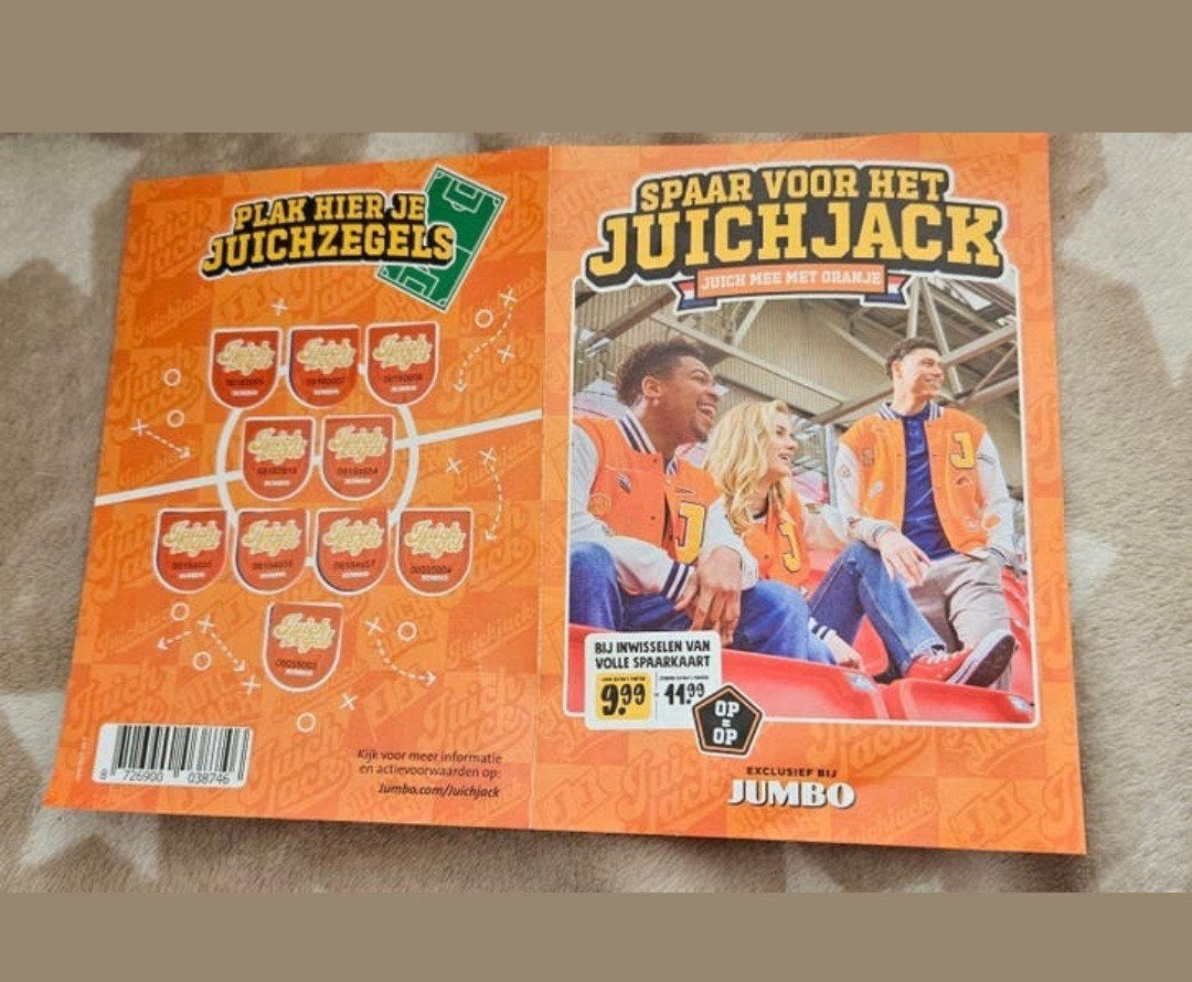 Juichjack zegels & digitaal ter overname & voetbalitems ..., Maat L, Ophalen of Verzenden, Nieuw, Overige typen