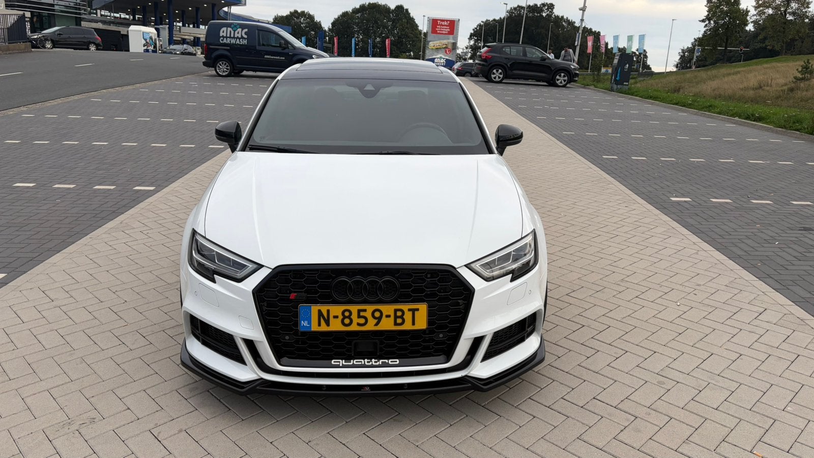 Audi A3 S3 2.0 Tfsi 310pk S Tronic Quattro 2017 Wit, Automaat, 15 km/l, 4 cilinders, 1984 cc