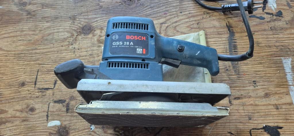 Bosch GSS 28 A Vlakschuurmachine - Gebruikt, Ophalen, Gebruikt, Minder dan 600 watt, Vlakschuurmachine