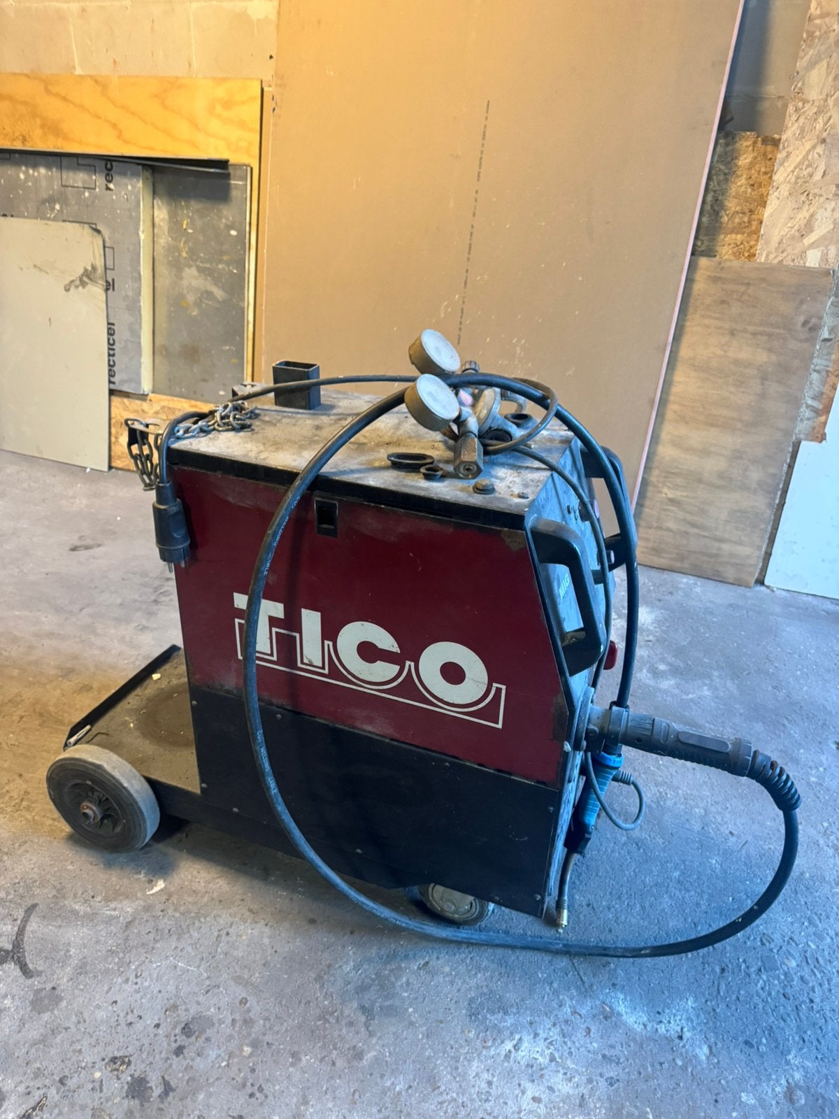 Mig co2 160 lc lasapparaat Tico, Ophalen, Zo goed als nieuw, 150 tot 250 ampère, Co2