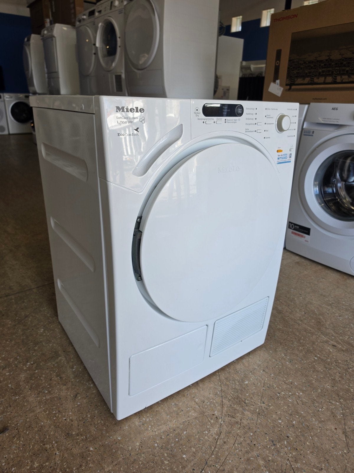 Miele T 7950 Softcare warmtepompdroger | 7 kilo | Garantie ✅, Jirnsum, Anti-kreukfase, Overige typen, 8 tot 10 kg