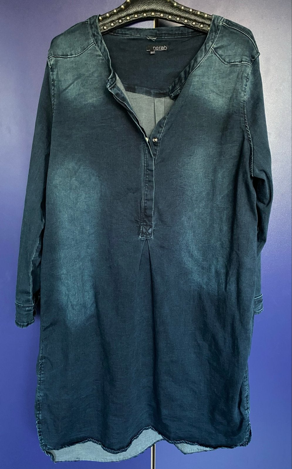 Norah spijkerjurk maat 44/46 (XL), Blauw, Maat 42/44 (L), Ophalen of Verzenden, Knielengte