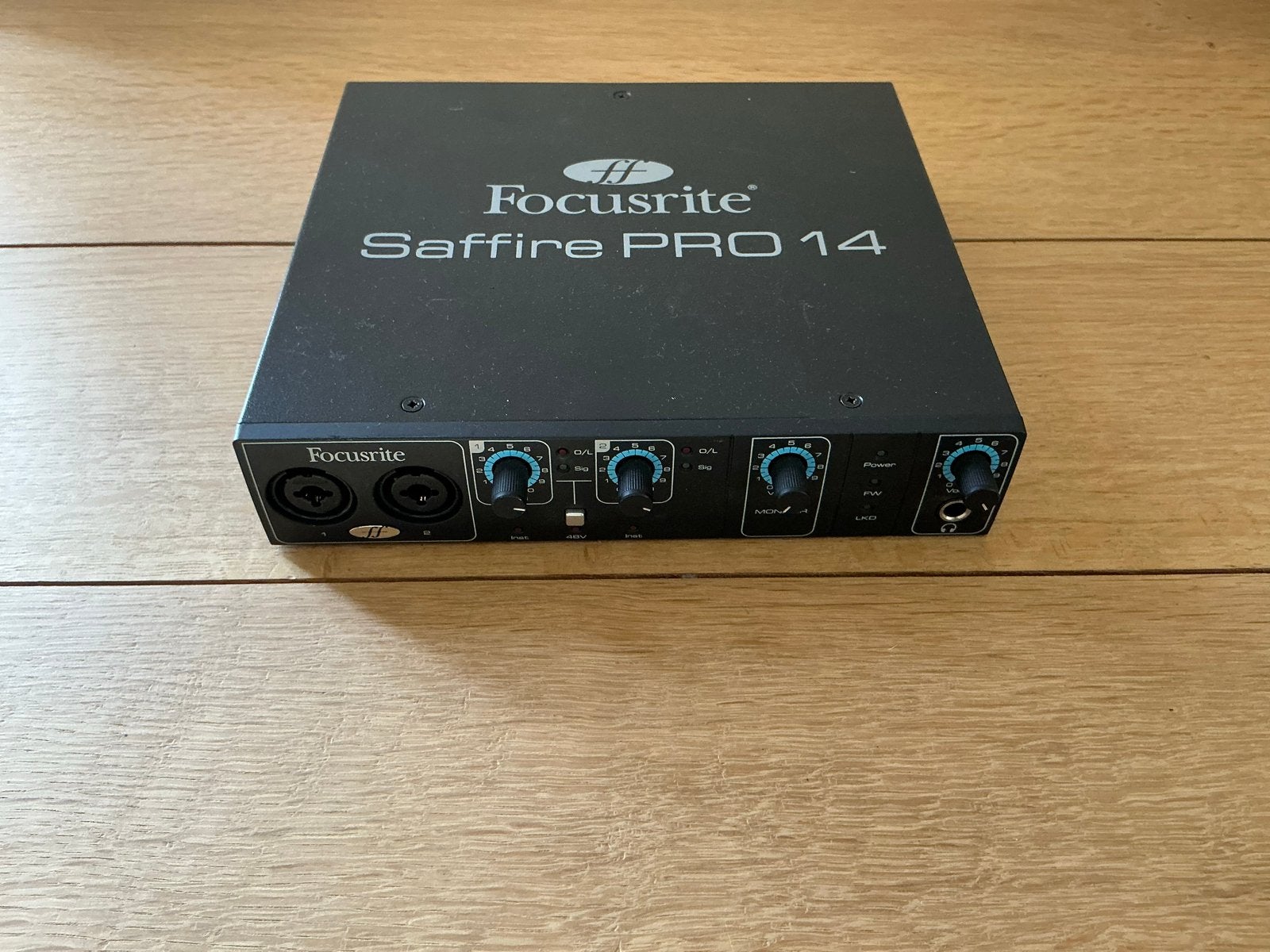Focusrite Saffire PRO 14 FireWire Audio Interface, Ophalen of Verzenden, Zo goed als nieuw