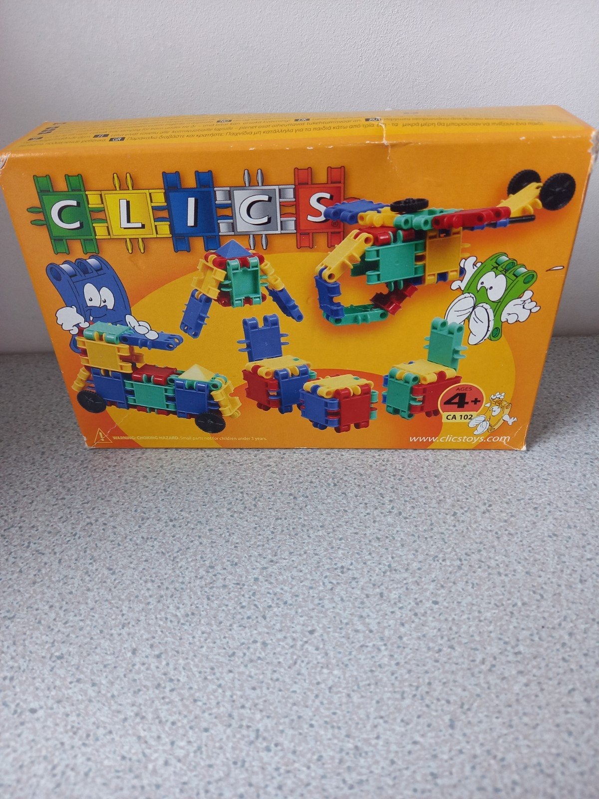Clics bouwstenen set - 28 stuks met wielen en accessoires, Ophalen of Verzenden, Gebruikt, Overige merken