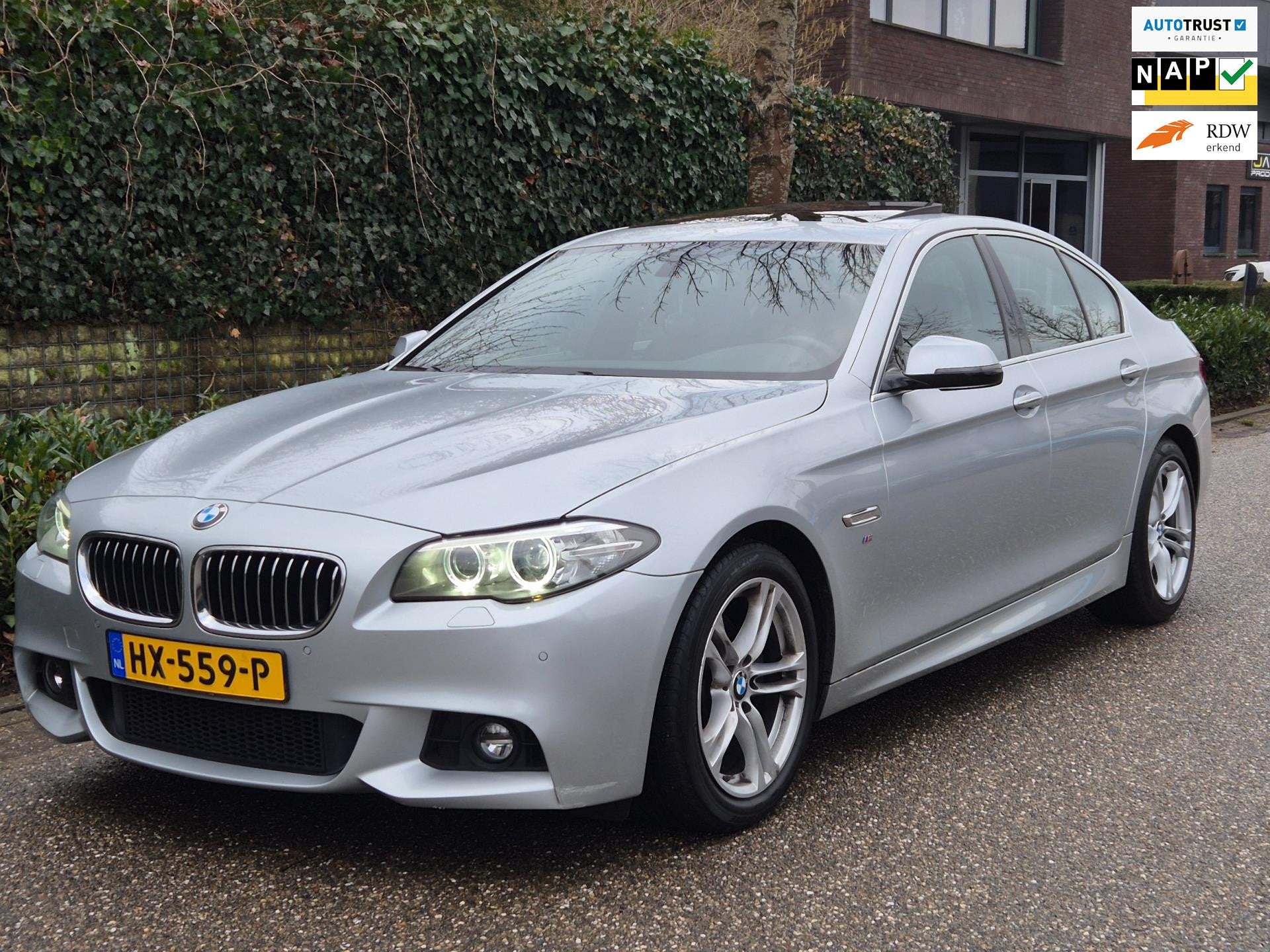 BMW 5-serie 520i High Executive 12 maanden GARANTIE M Sport, Automaat, Achterwielaandrijving, Gebruikt, 4 cilinders