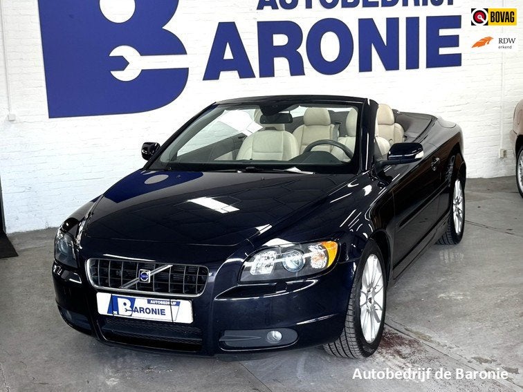 Volvo C70 Convertible 2.5 T5 Summum, Auto's, Volvo, Gebruikt, Beige, Overige carrosserieën, Leder