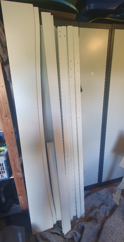 Hemelbed 90 x 200 cm (ongebruikt), Huis en Inrichting, Ophalen, 90 cm, Eenpersoons, Wit