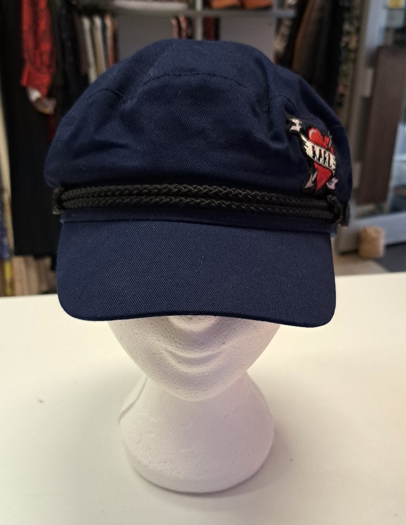 Karl Lagerfeld sailor cap / pet donkerblauw + details 50766, Kleding | Dames, Karl Lagerfeld, Karl Lagerfeld, ., .