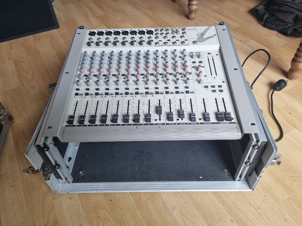 Flightcase 19 inch voor mengtafel, Ophalen, Gebruikt, Overige instrumenten, Flightcase