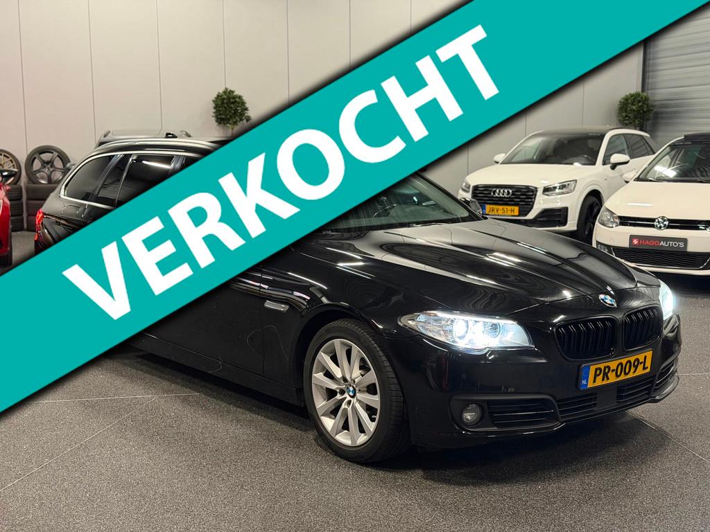 BMW 5-serie Touring 520d High Executive VIRTUAL/PANO/LEDER/L, Auto's, BMW, Bedrijf, Te koop, 5-Serie, ABS, Adaptive Cruise Control