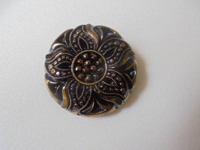 Vintage Sjaalklem bloem, Ophalen of Verzenden, Zo goed als nieuw, Overige materialen