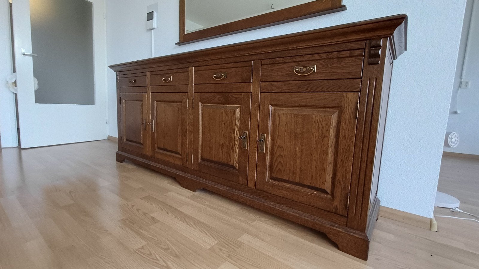 Dressoir/kast Eiken., Ophalen, Klassiek, Eikenhout, Met lade(s)