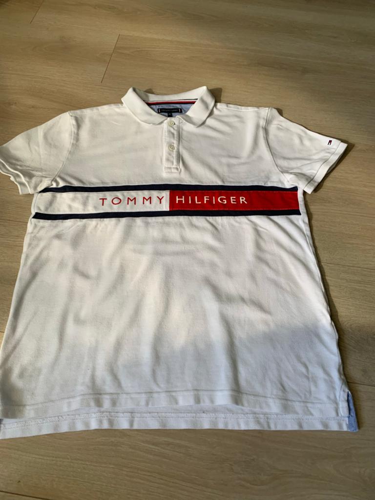 Tommy Hilfiger polo; van €44,90 voor, Ophalen of Verzenden, Zo goed als nieuw, Jongen, Shirt of Longsleeve
