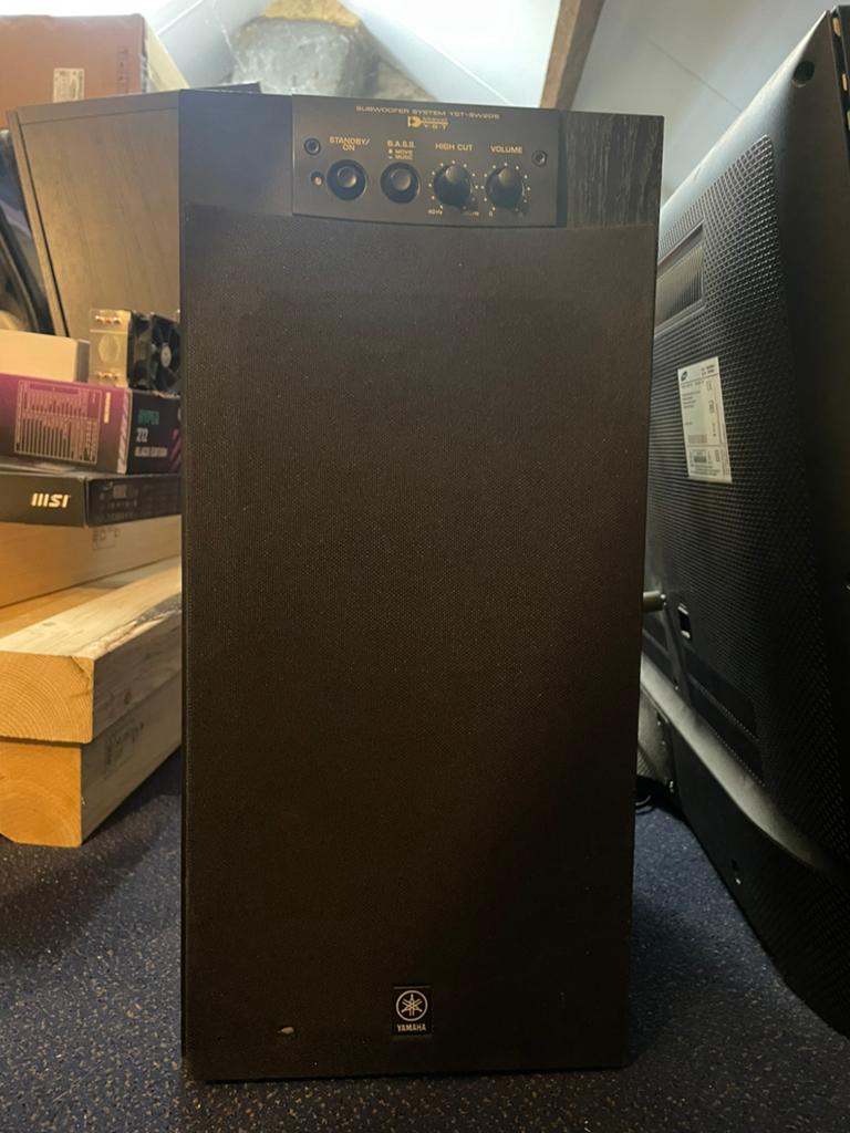 Yamaha YST-SW205 actieve subwoofer, Gebruikt, Subwoofer, 60 tot 120 watt, Ophalen