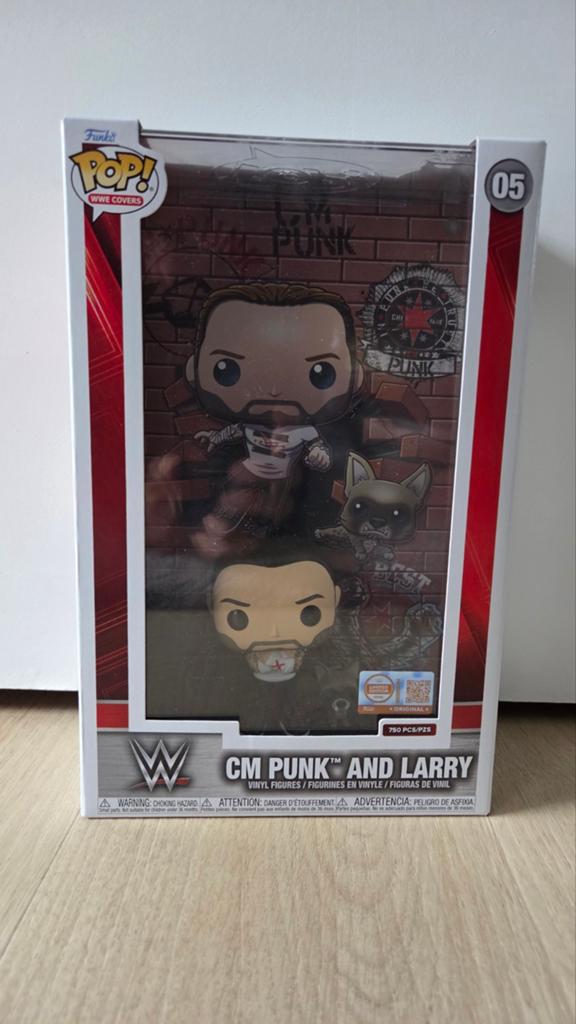 Funko pop WWE cover CM punk and larry grail 750pcs limited, Verzamelen, Poppetjes en Figuurtjes, Ophalen of Verzenden, Nieuw