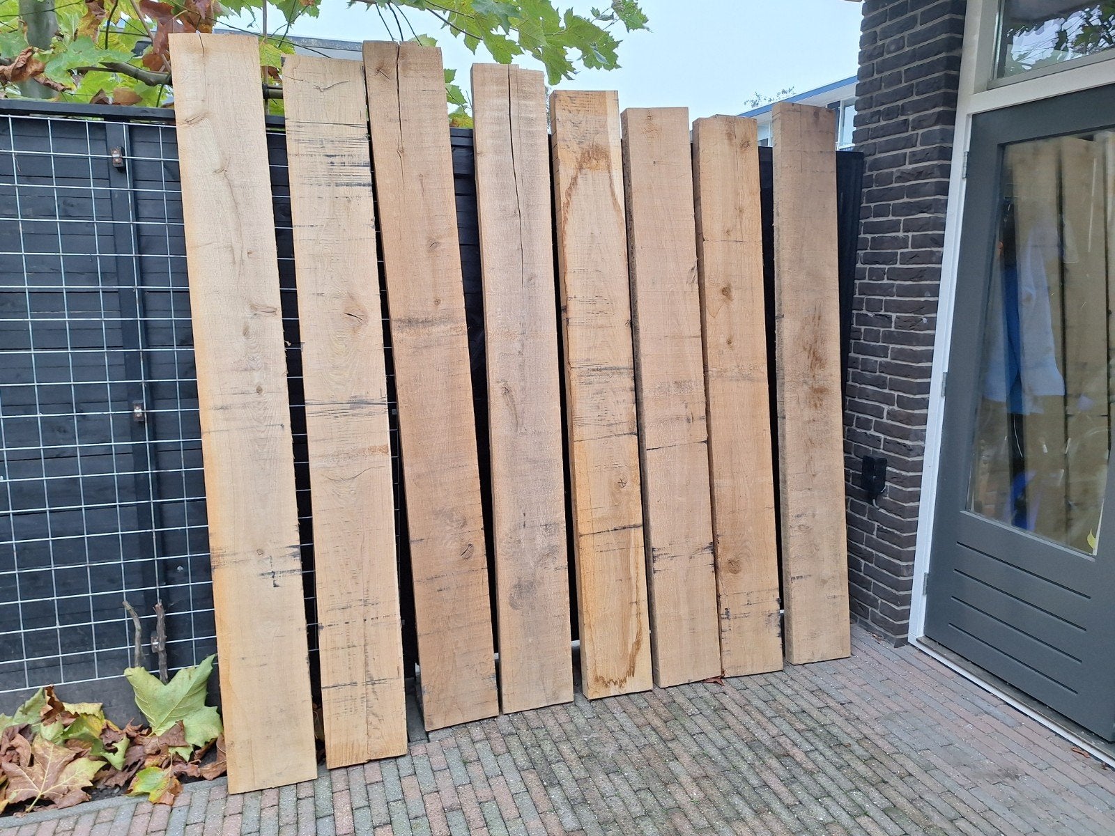 Eikenhouten balken. Meubelhout., Ophalen, Nieuw, Hout