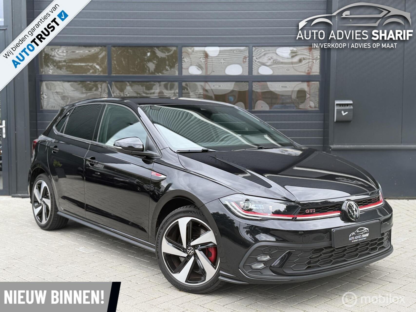 Volkswagen Polo 2.0 TSI GTI IQLED|Virtual|Blindspot|Automaat, Auto's, Dealer onderhouden, Gebruikt, 4 cilinders, Bedrijf