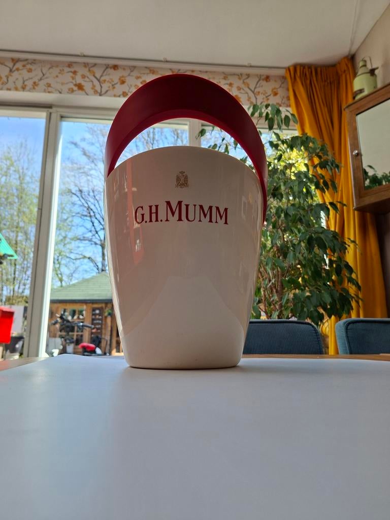 G.H. Mumm Champagne/Wijnkoeler - Limited Edition, Ophalen of Verzenden, Gebruikt, Kunststof, Vintage, Art Deco
