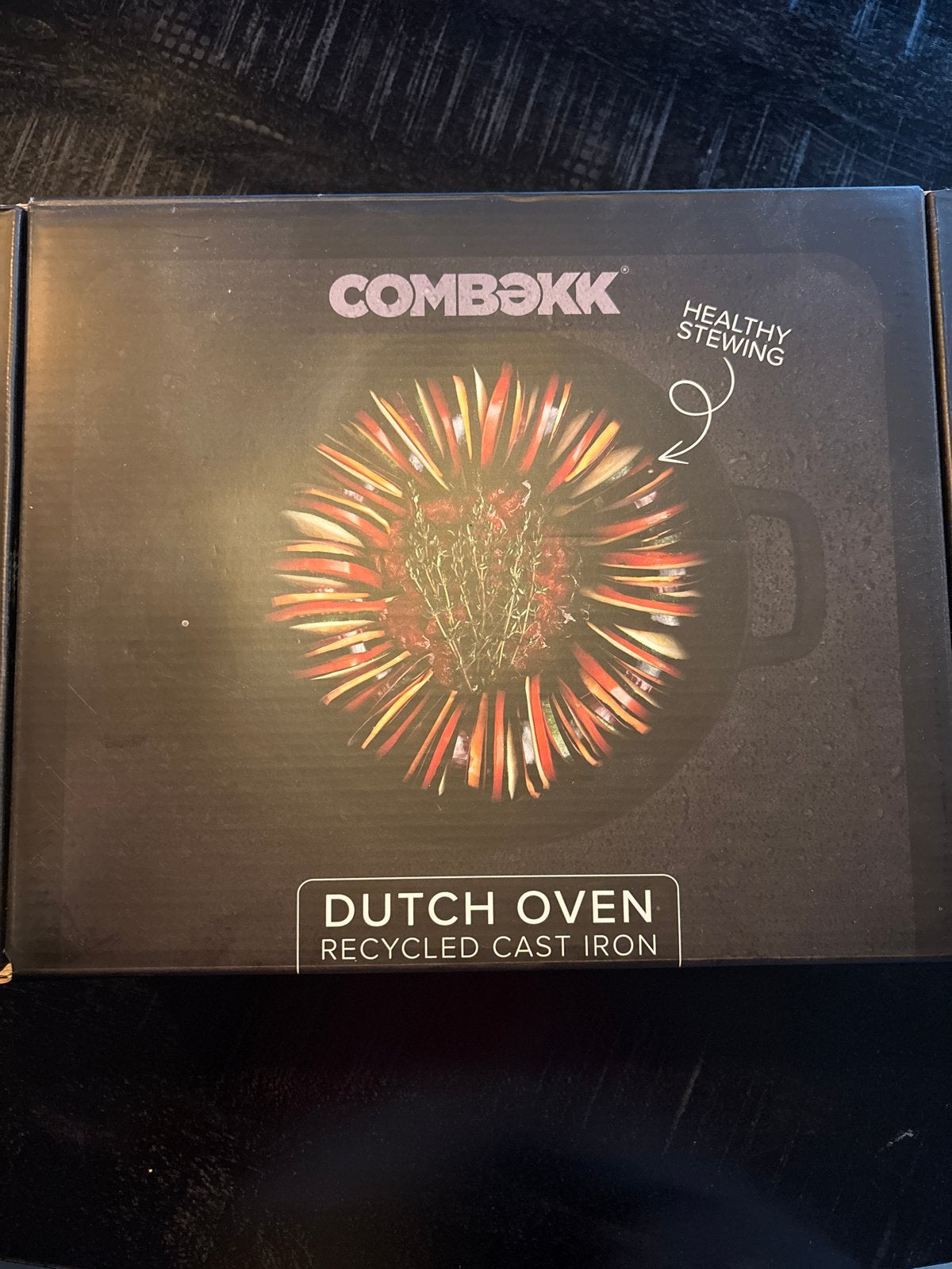 COMBEKK Dutch Oven gerecycled gietijzer 24cm, Huis en Inrichting, Met deksel, Nieuw, Ophalen of Verzenden, Overige merken