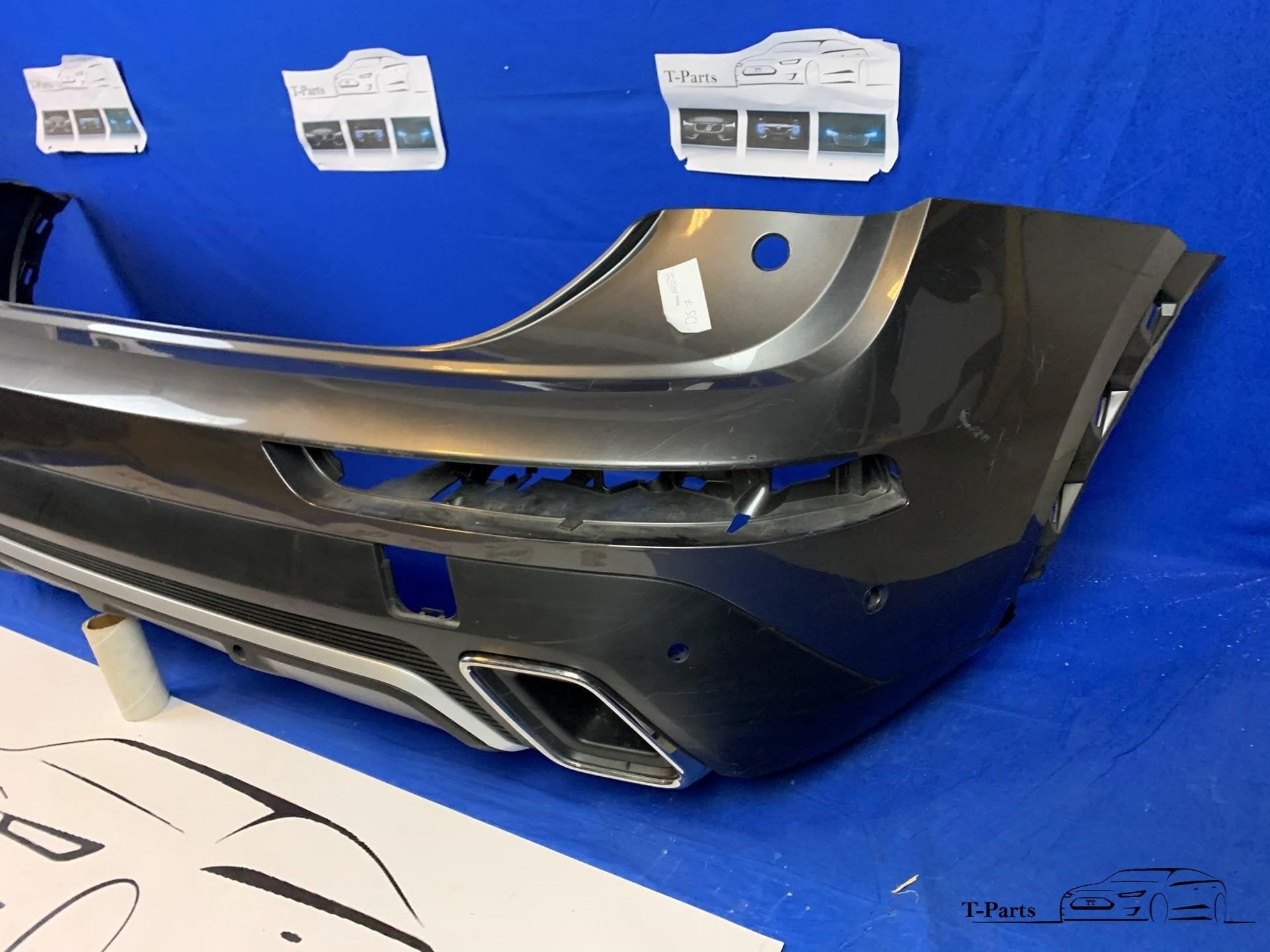 DS7 crossback achterbumper diffuser origineel 2018 2019, Info@fabrikant.eu, Citroën, Ophalen of Verzenden, Achter