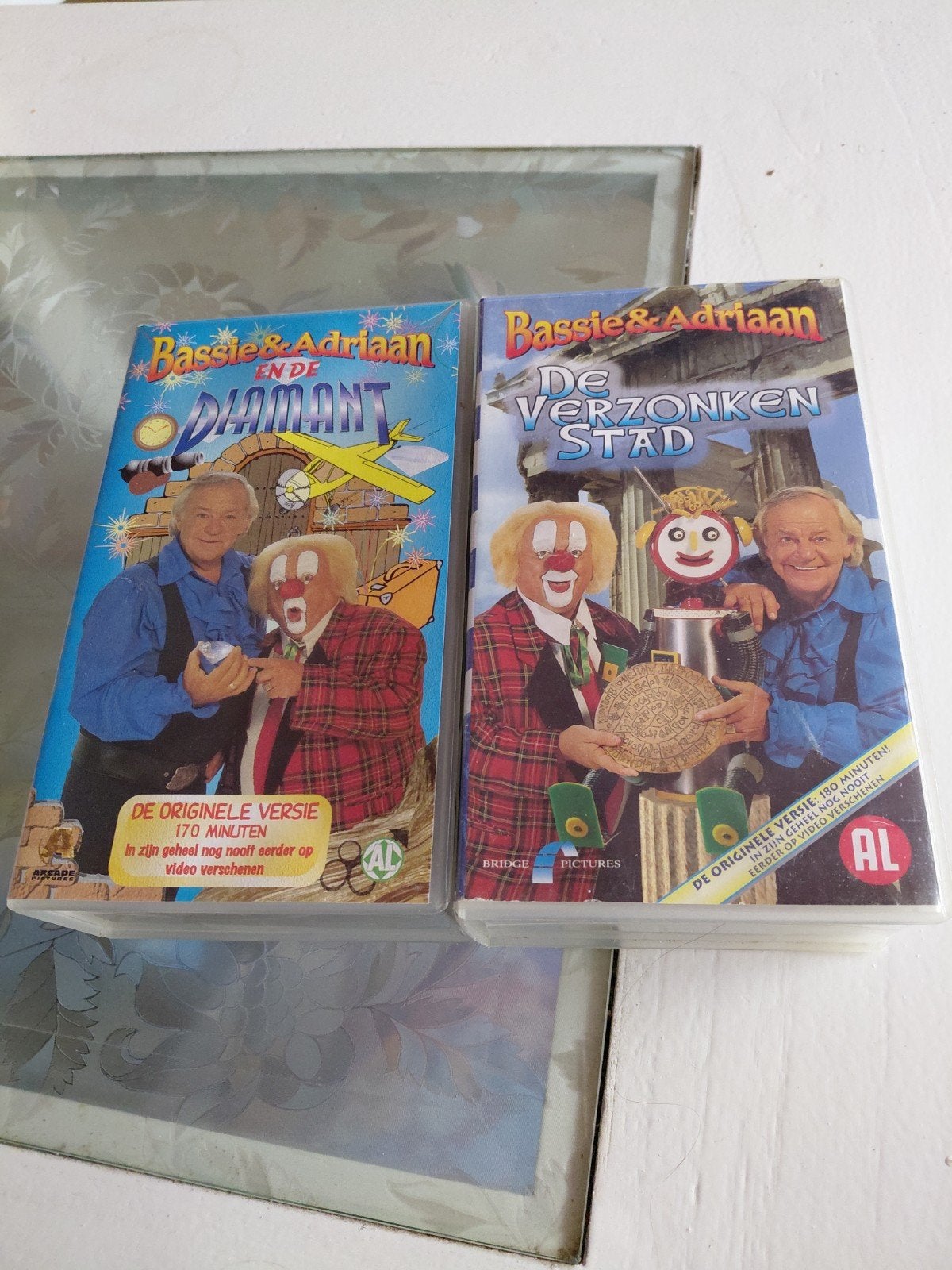 Bassie & Adriaan - Verzonken Stad & Diamant Dubbel box., Boxset, Gebruikt, Ophalen of Verzenden, Kinderprogramma of -film