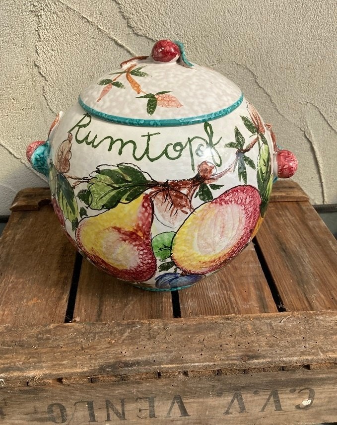 RUMTOPT GROOT MET FRUIT DECORATIE, -, -, Nieuw, Ophalen of Verzenden