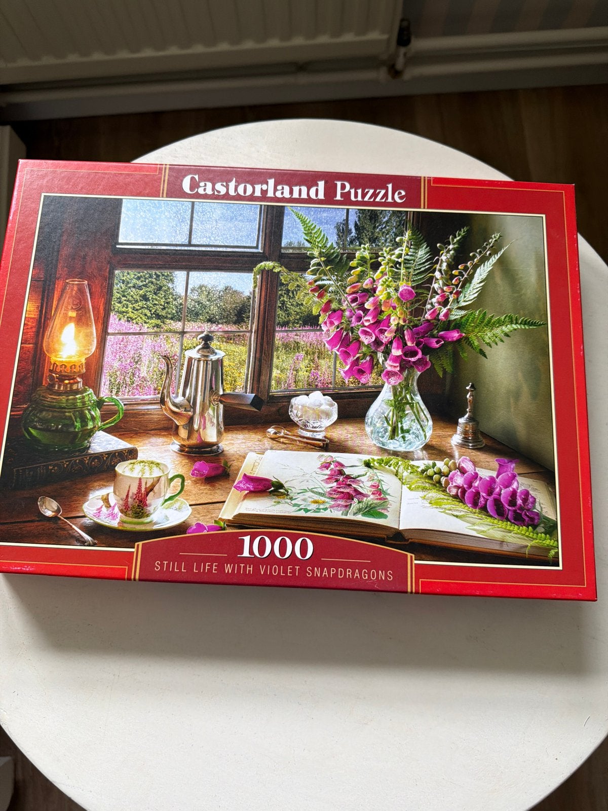 Castorland Legpuzzel 1000 stukjes - Stilleven met bloemen, Ophalen of Verzenden, 500 t/m 1500 stukjes, Zo goed als nieuw, Legpuzzel