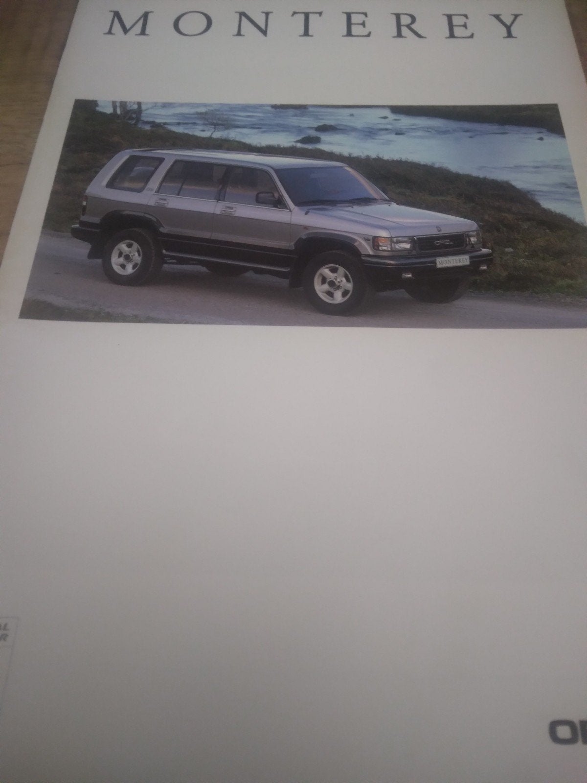 Opel Monterey 08 1997, Ophalen of Verzenden, Zo goed als nieuw, Opel