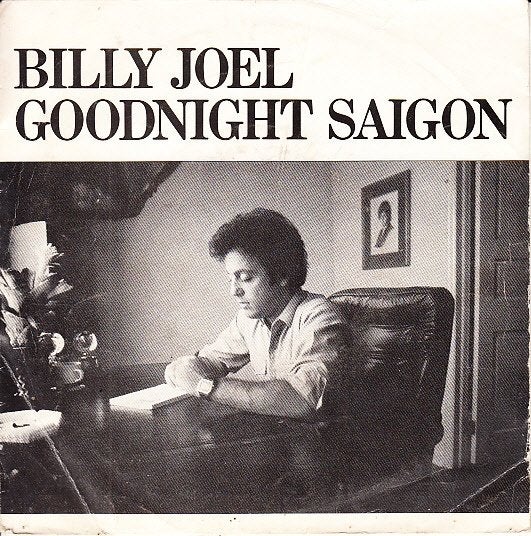 billy joel - goodnight saigon ( 1982), Cd's en Dvd's, Vinyl Singles, Gebruikt, 7 inch, Ophalen of Verzenden, Fotohoes