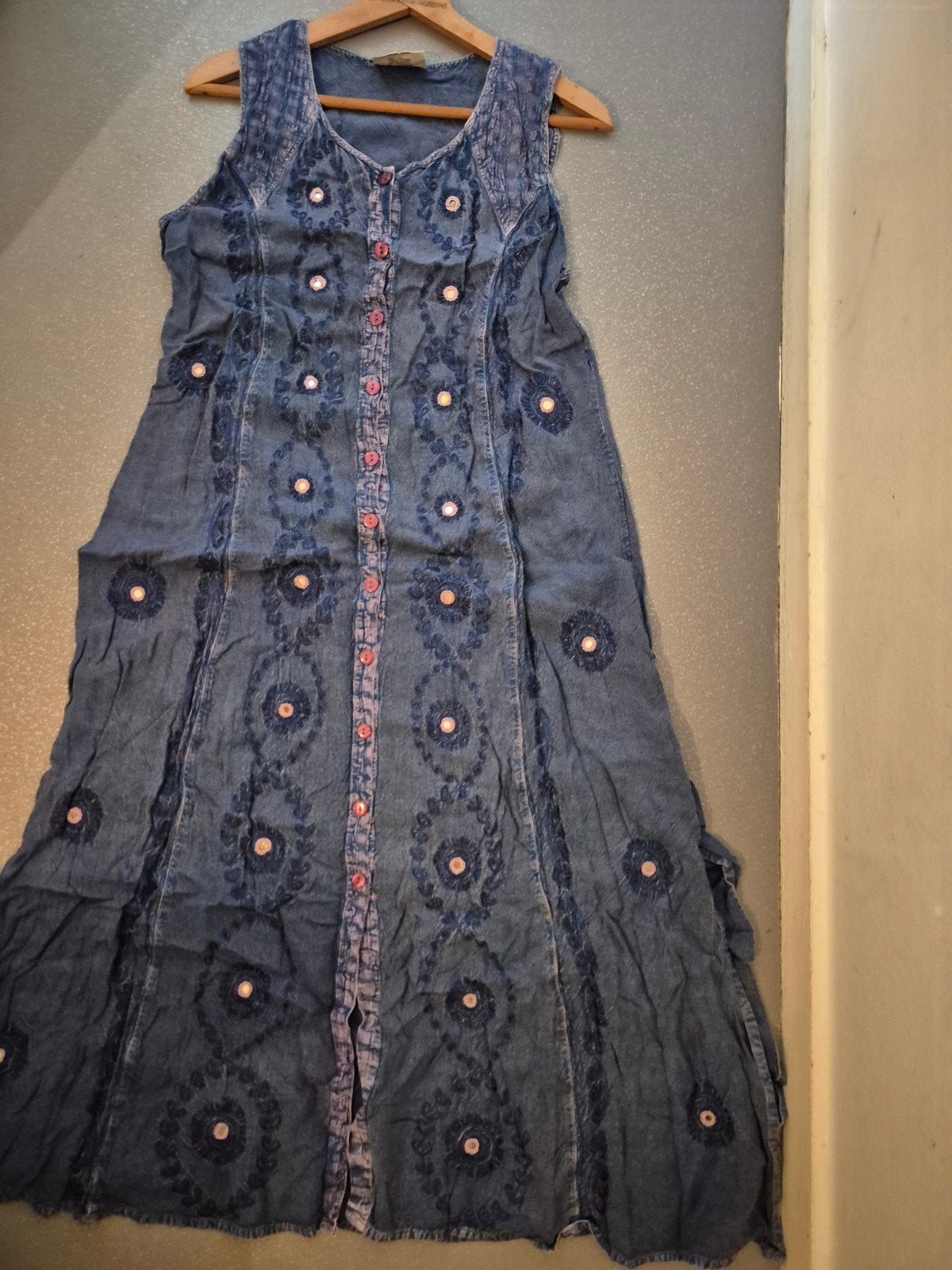 Lange zomerjurk maat 38, Kleding | Dames, Gelegenheidskleding, Ophalen of Verzenden, Zo goed als nieuw, Maat 38/40 (M), Overige typen