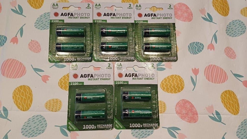 5 x 2 pack AgfaPhoto Direct Energy Oplaadbare batterijen, Ophalen of Verzenden, Nieuw, Oplaadbaar
