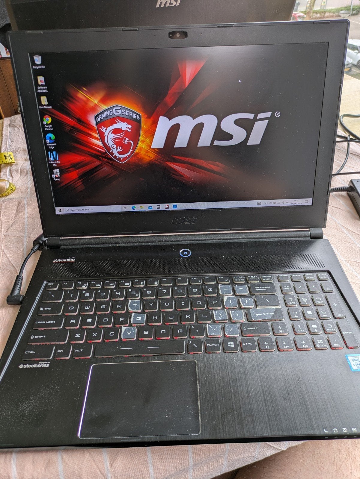 Oude MSI laptop, Ophalen, Gebruikt, MSI, 2 tot 3 Ghz
