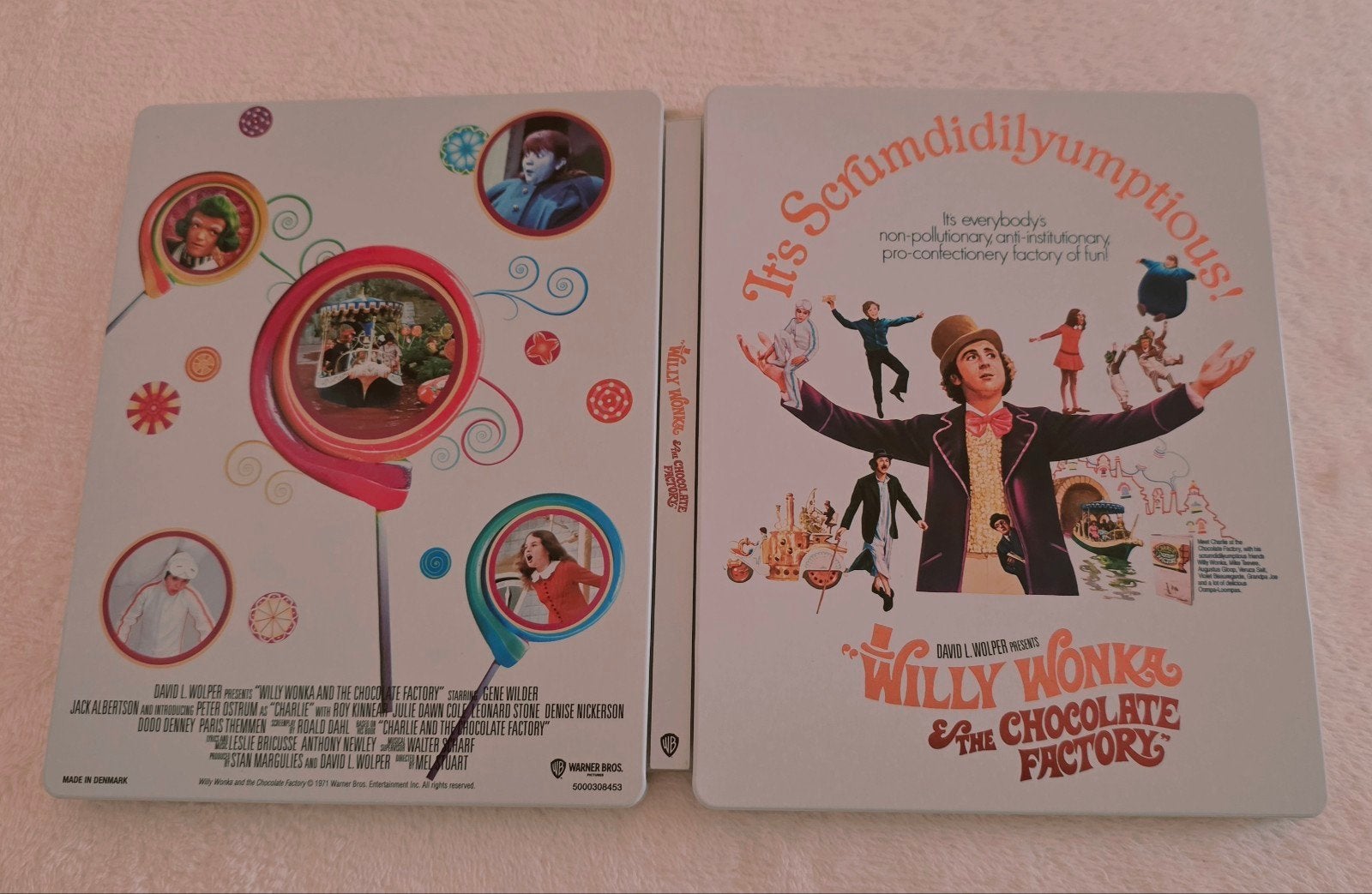 4K Willy Wonka - Steelbook - NL Product, Cd's en Dvd's, Ophalen of Verzenden, Nieuw in verpakking