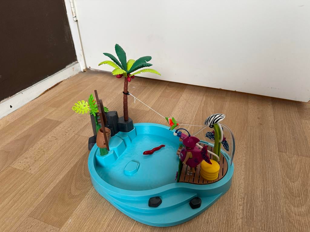 Playmobil waterbaan set incl accessoires, Kinderen en Baby's, Speelgoed | Overig, Gebruikt, Jongen of Meisje, Ophalen