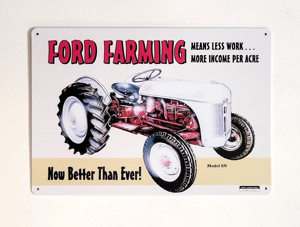 Ford Farming Tractor reclamebord van metaal wandbord deco, Verzamelen, Merken en Reclamevoorwerpen, Reclamebord, Info@deconoord.nl