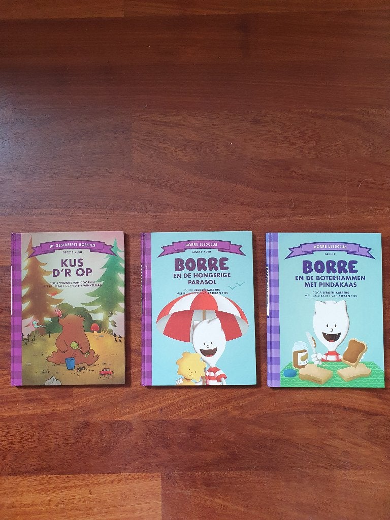 3 x Borre groep 0, Boeken, Kinderboeken | Kleuters, Ophalen of Verzenden, Gelezen, Fictie algemeen