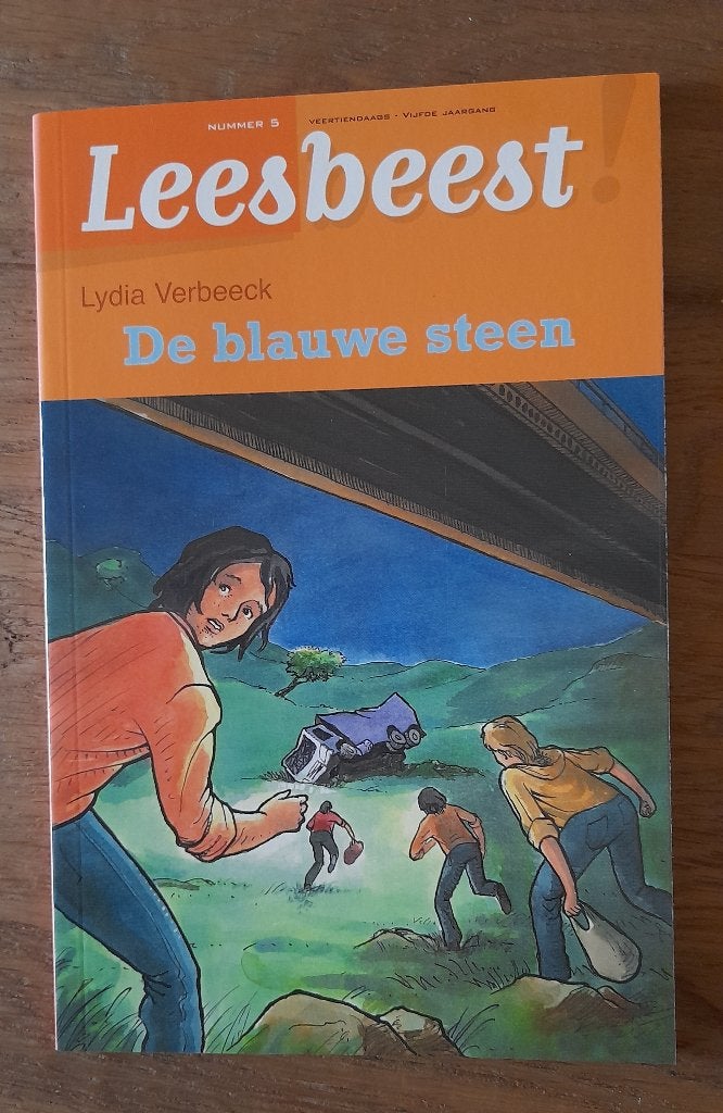Lydia Verbeeck - De blauwe steen (Leesbeest), Ophalen of Verzenden, Gelezen, Leesbeest, Fictie