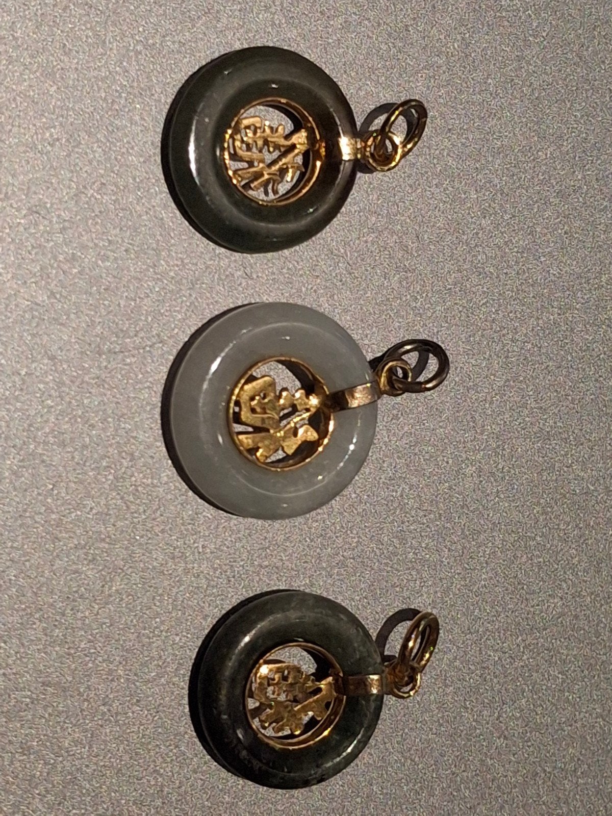 3 jade hangers, Overige materialen, Gebruikt, Overige voorstellingen, Ophalen of Verzenden