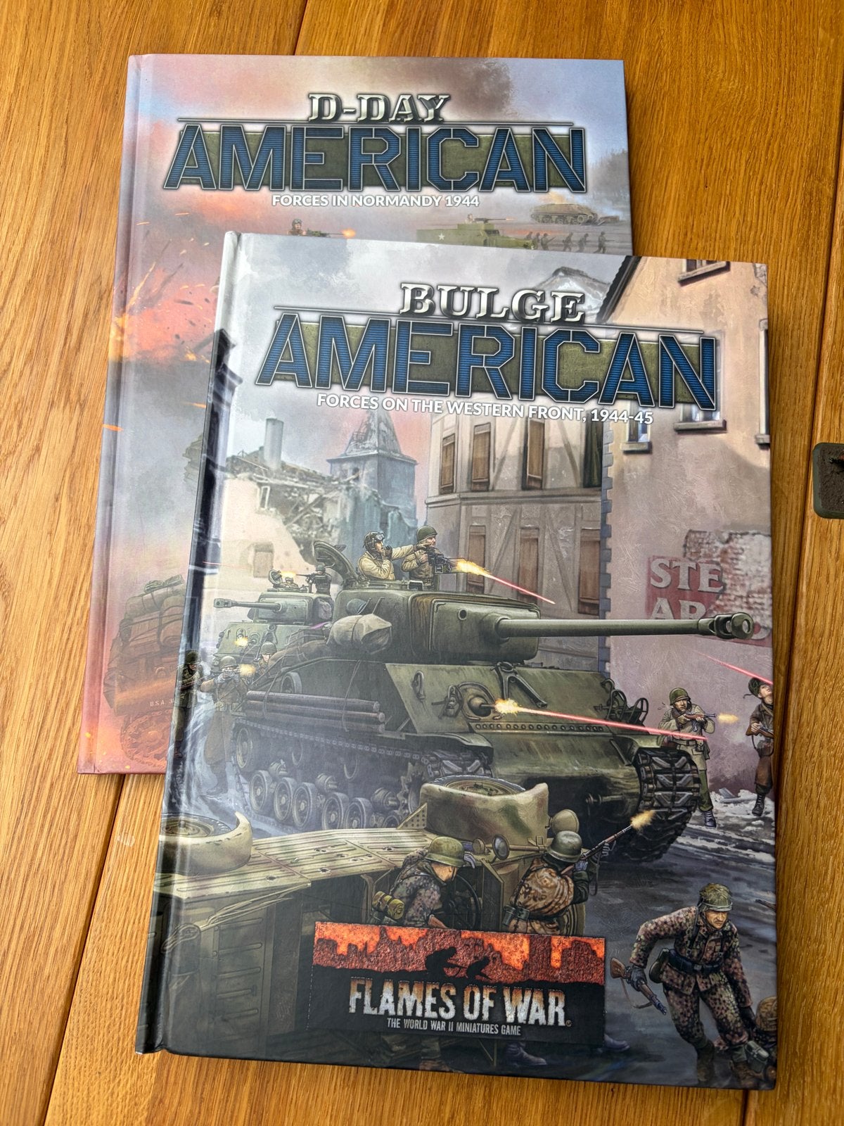 Flames of War: Amerikaanse legers en boeken, Gebruikt, Figuurtje(s), Ophalen of Verzenden, Historisch
