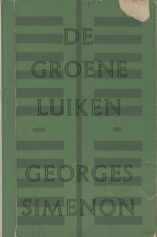 Georges Simenon De groene luiken Zwarte Beertje nummer 738., Verzenden, Zo goed als nieuw
