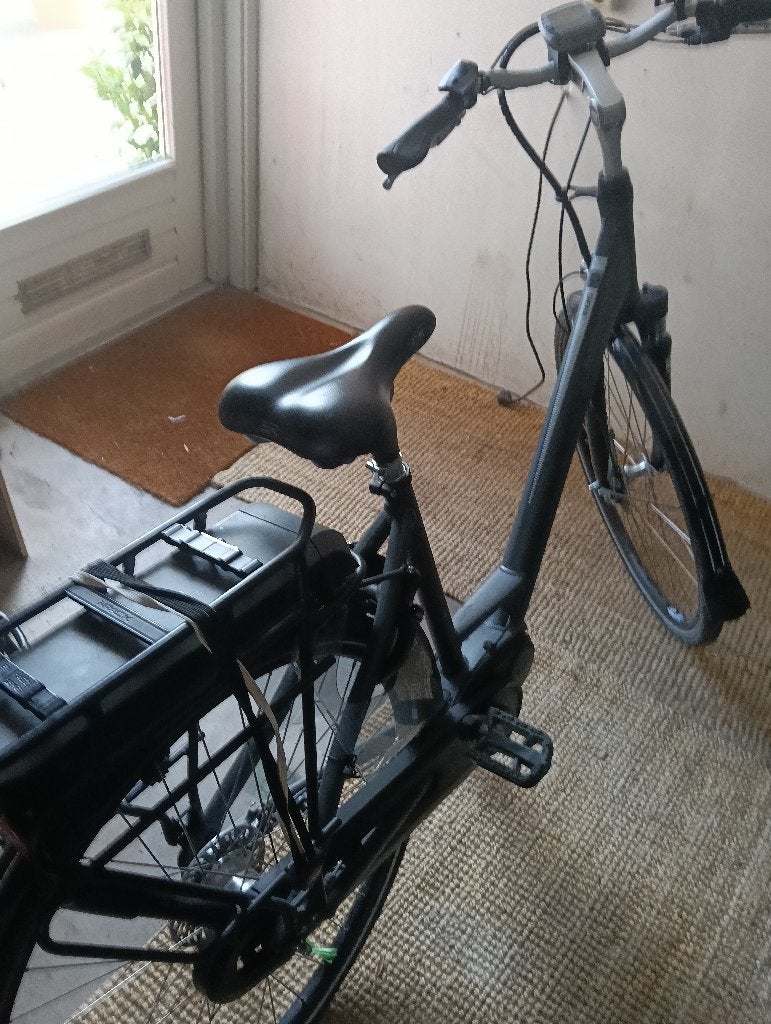 Pegasus elektrische damesfiets met Bosch middenmotor, Fietsen en Brommers, Zo goed als nieuw, 47 tot 51 cm, 50 km per accu of meer