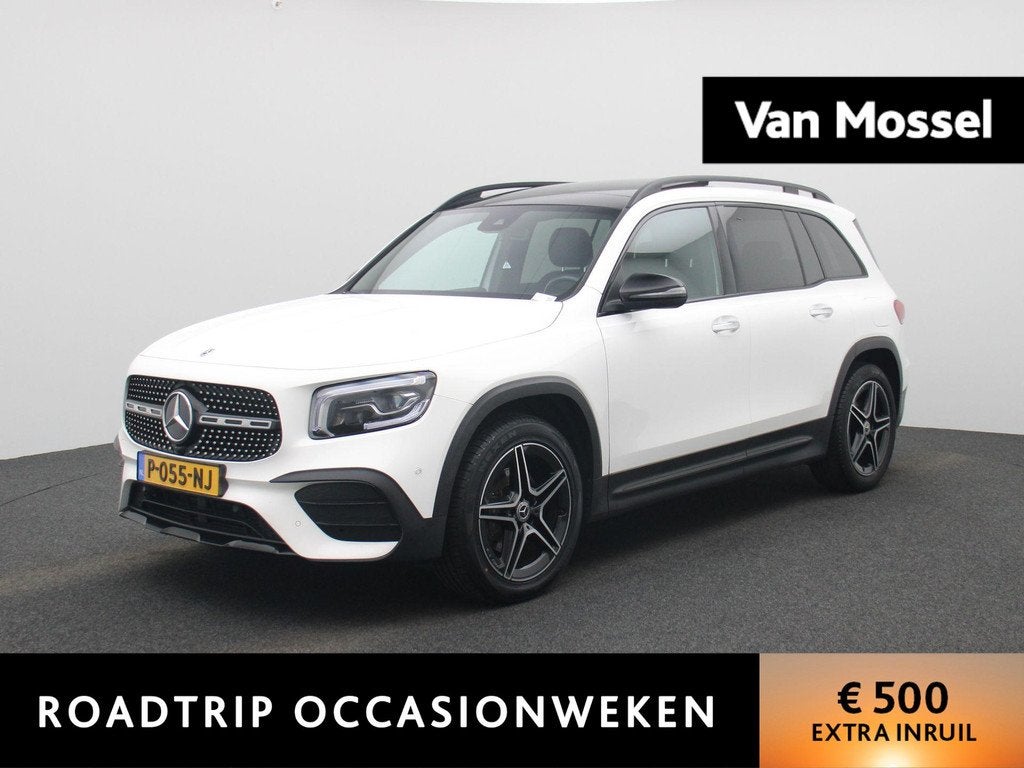 Mercedes-Benz GLB 200 Business Solution AMG | PANORAMA SCHUI, Auto's, Mercedes-Benz, 12 maanden, 4 cilinders, Leder en Stof, Origineel Nederlands