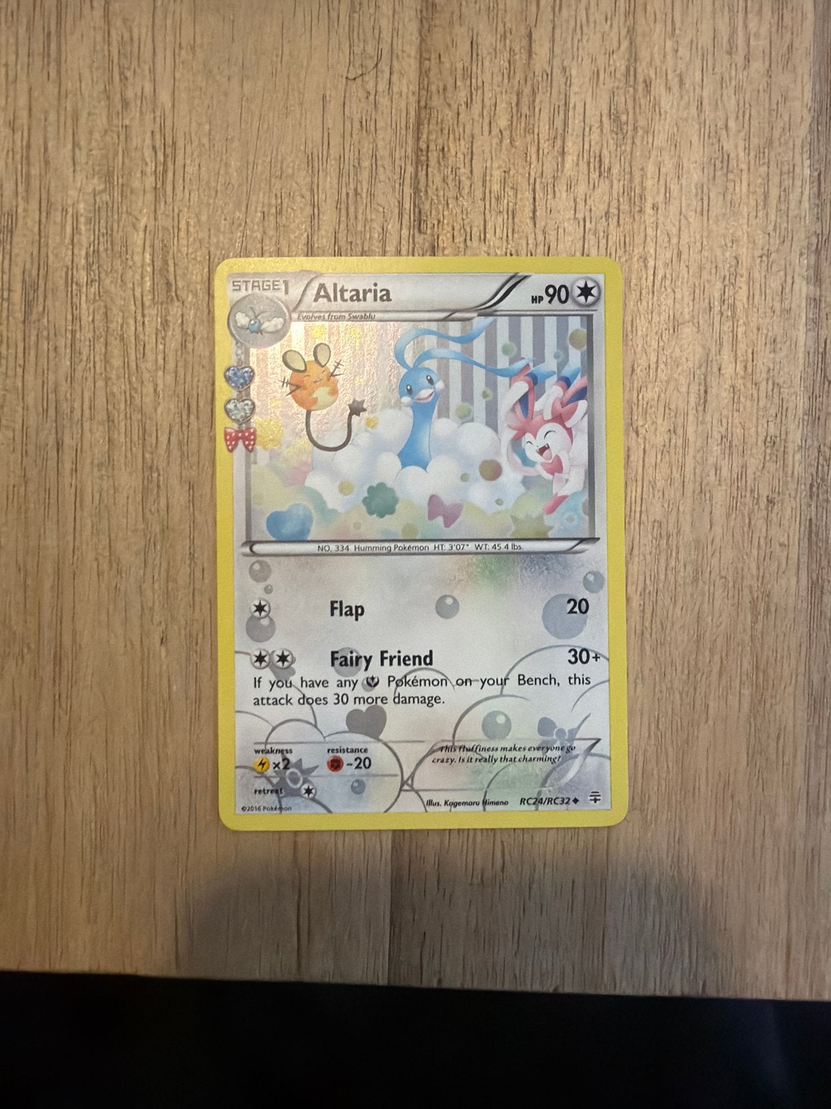 Pokémon Kaart Altaria RC24/RC32 - Zo goed als nieuw, Hobby en Vrije tijd, Verzamelkaartspellen | Pokémon, Ophalen of Verzenden